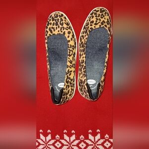 Dr. Scholls, Woman's Flats, 7.5, Leopard Tan and Black, NWOT
